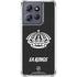 NHL Los Angeles Kings Black Background Moto G 5G (2025) Clear Case