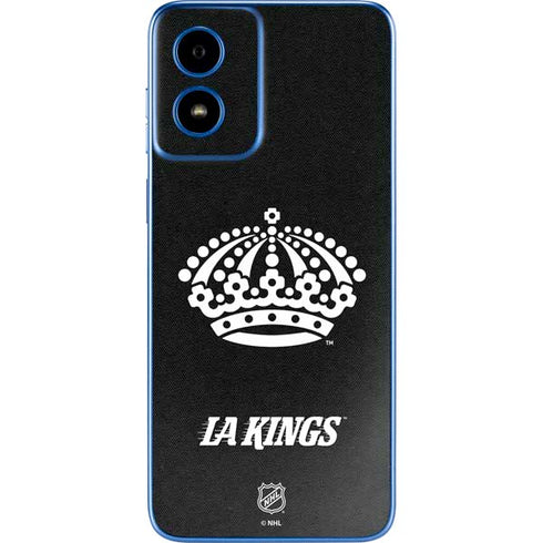 NHL Los Angeles Kings Black Background Moto G Play 4G (2024) Skin