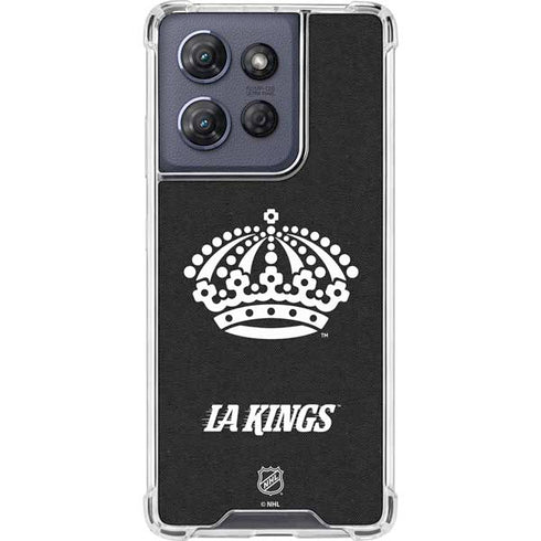 NHL Los Angeles Kings Black Background Moto G Play 5G (2025) Clear Case