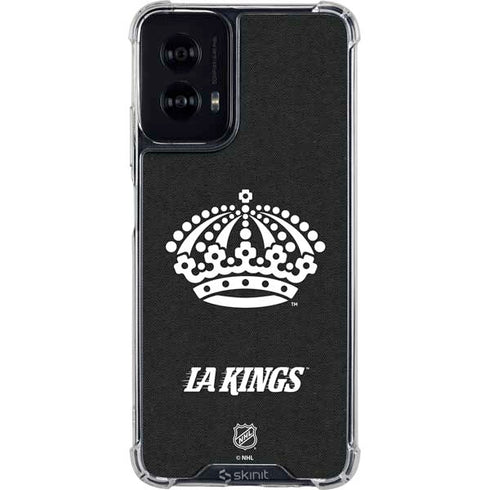 NHL Los Angeles Kings Black Background Moto G Power 5G (2024) Clear Case