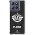 NHL Los Angeles Kings Black Background Moto G Power 5G (2025) Clear Case