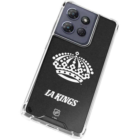 NHL Los Angeles Kings Black Background Moto G Stylus 5G (2025) Clear Case