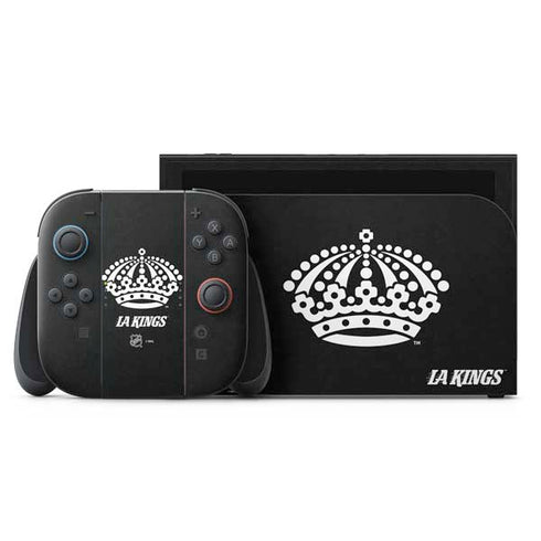 NHL Los Angeles Kings Black Background Nintendo Skins