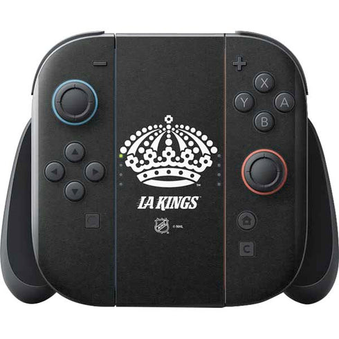 NHL Los Angeles Kings Black Background Nintendo Switch 2 (2025) with Joy-Con Skin