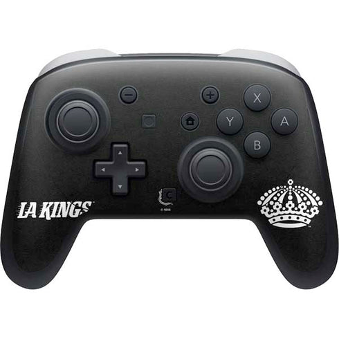 NHL Los Angeles Kings Black Background Nintendo Switch 2 (2025) Pro Controller Skin