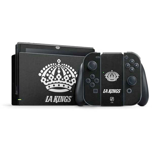 NHL Los Angeles Kings Black Background Nintendo Skins