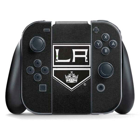 NHL Los Angeles Kings Black Background Nintendo Switch (2017-2021) Joy-Con Controller Skin