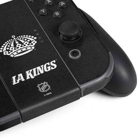NHL Los Angeles Kings Black Background Nintendo Switch (2017-2021) Joy-Con Controller Skin