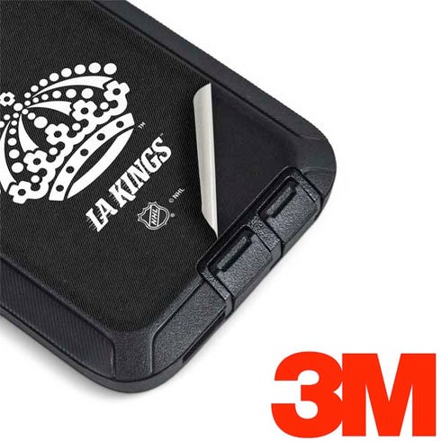 NHL Los Angeles Kings Black Background Otterbox Defender Galaxy Skin