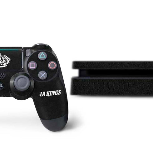 NHL Los Angeles Kings Black Background PS4 Slim Bundle Skin