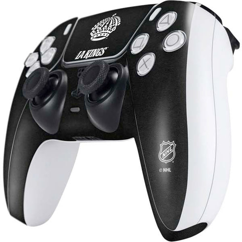 NHL Los Angeles Kings Black Background PS5 Controller Skin