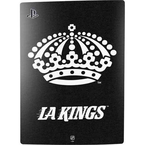 NHL Los Angeles Kings Black Background PS5 Digital Edition Console Skin