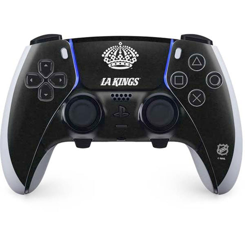 NHL Los Angeles Kings Black Background PS5 DualSense Edge Pro Controller Skin