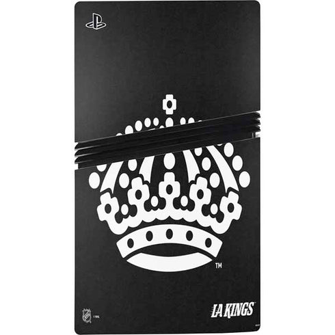 NHL Los Angeles Kings Black Background PS5 Pro Console Skin