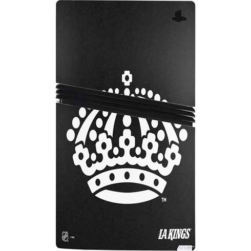 NHL Los Angeles Kings Black Background PS5 Pro Console Skin