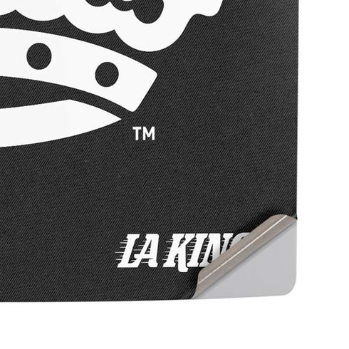 NHL Los Angeles Kings Black Background PS5 Pro Disk Console Skin