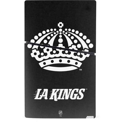 NHL Los Angeles Kings Black Background PS5 Slim Digital Edition Console Skin