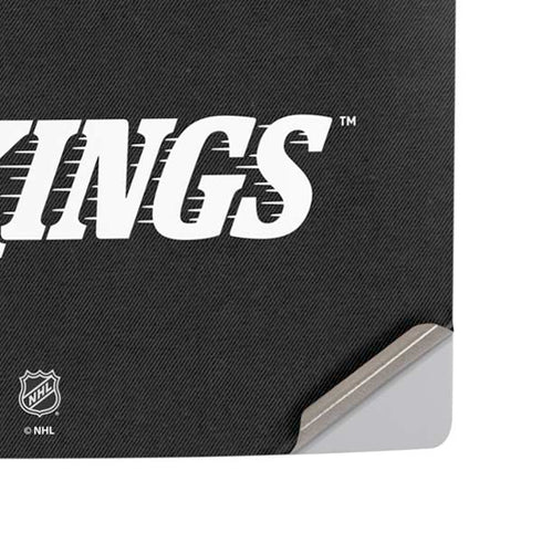 NHL Los Angeles Kings Black Background PS5 Slim Digital Edition Console Skin