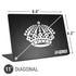 NHL Los Angeles Kings Black Background Universal Laptop 11in (8.8 x 6.2in) Skin