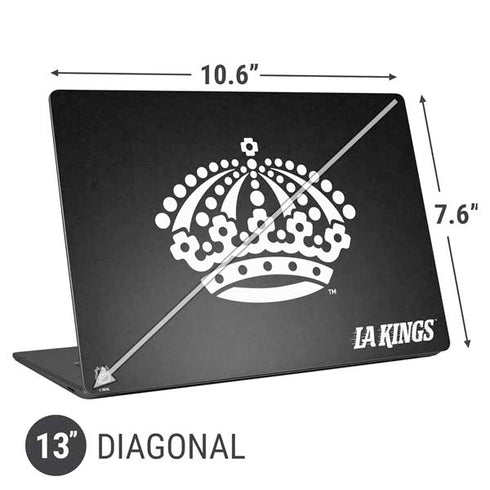 NHL Los Angeles Kings Black Background Universal Laptop 13in (10.6 x 7.6in) Skin