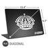 NHL Los Angeles Kings Black Background Universal Laptop 16.6in (13.4 x 9.7in) Skin