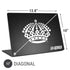 NHL Los Angeles Kings Black Background Universal Laptop 17in (13.8 x 10in) Skin