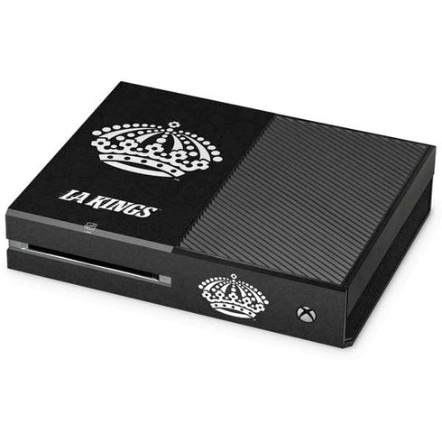 NHL Los Angeles Kings Black Background Xbox One Console Skin