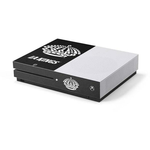 NHL Los Angeles Kings Black Background Xbox One S Console Skin