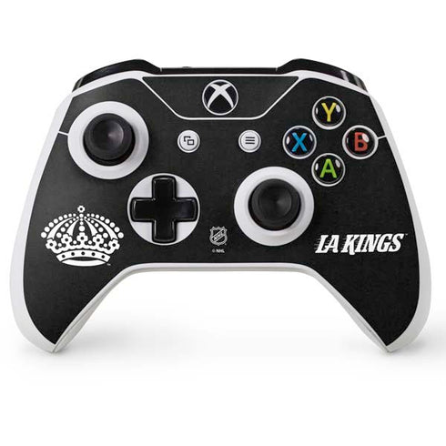 NHL Los Angeles Kings Black Background Xbox One S Controller Skin