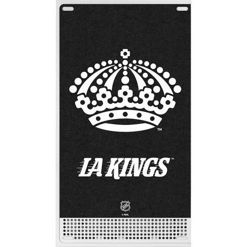 NHL Los Angeles Kings Black Background Xbox Series S Console Skin