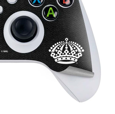 NHL Los Angeles Kings Black Background Xbox Series S Controller Skin