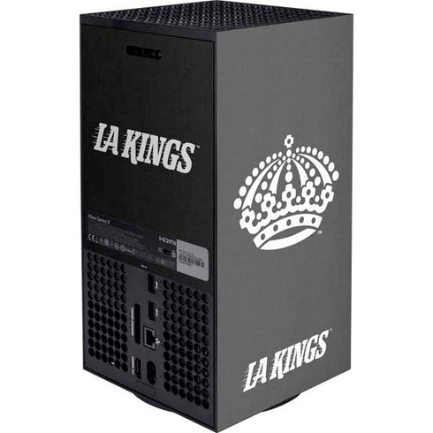 NHL Los Angeles Kings Black Background Xbox Series X Console Skin