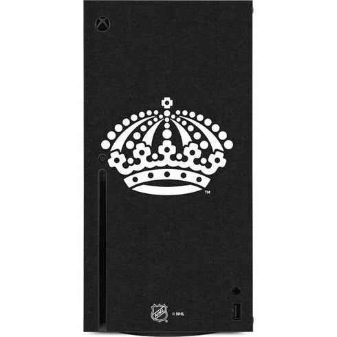 NHL Los Angeles Kings Black Background Xbox Series X Console Skin