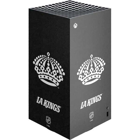 NHL Los Angeles Kings Black Background XBox Series X Digital Edition Console Skin