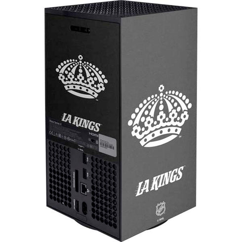 NHL Los Angeles Kings Black Background XBox Series X Digital Edition Console Skin