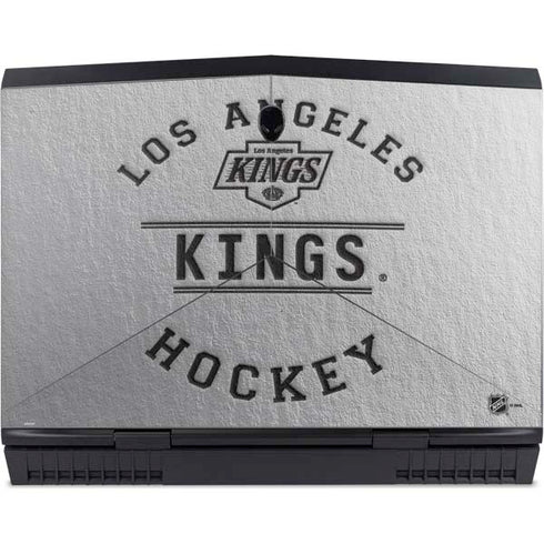 NHL Los Angeles Kings Black Text Dell Alienware Skin