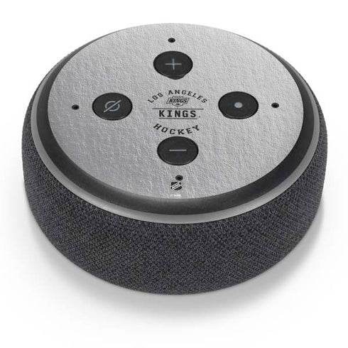 NHL Los Angeles Kings Black Text Amazon Echo Dot Skin
