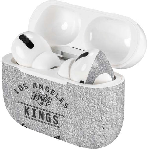 NHL Los Angeles Kings Black Text AirPods Skins