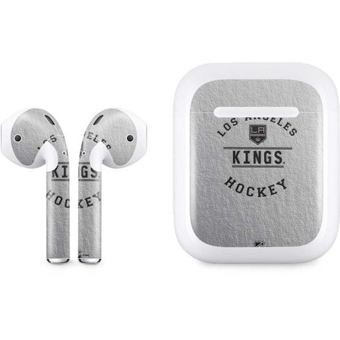 NHL Los Angeles Kings Black Text Apple AirPods Skin
