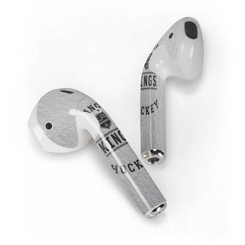 NHL Los Angeles Kings Black Text Apple AirPods Skin