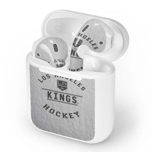 NHL Los Angeles Kings Black Text Apple AirPods Skin