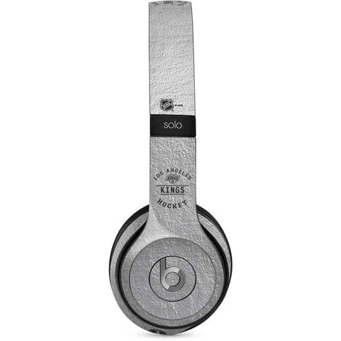 NHL Los Angeles Kings Black Text Beats Solo 2 Wired Skin