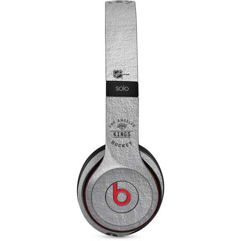 NHL Los Angeles Kings Black Text Beats Solo 3 Wireless Skin