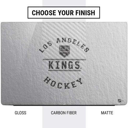 NHL Los Angeles Kings Black Text Dell Vostro Skin