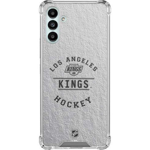 NHL Los Angeles Kings Black Text Galaxy A13 5G Clear Case