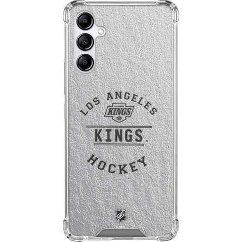 NHL Los Angeles Kings Black Text Galaxy A14 5G Clear Case