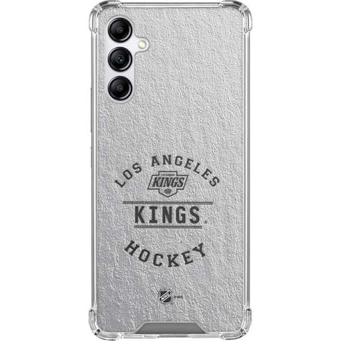 NHL Los Angeles Kings Black Text Galaxy A15 5G Clear Case
