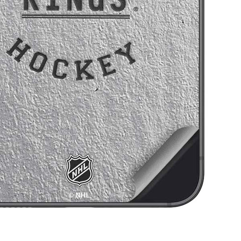 NHL Los Angeles Kings Black Text Galaxy A16 5G Skin