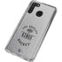 NHL Los Angeles Kings Black Text Galaxy A21 Clear Case