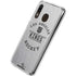 NHL Los Angeles Kings Black Text Galaxy A30 Clear Case